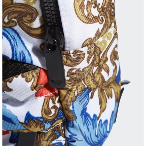 Adidas HER Studio London Mini Backpack Bag Purse Flower Stripped - Picture 2 of 6